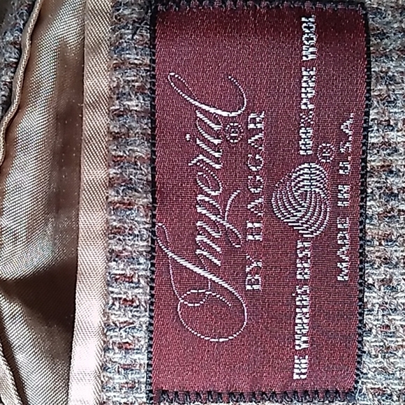 Vintage Imperial by Haggar 100% wool USA men's dress blazer jacket - Picture 4 of 4